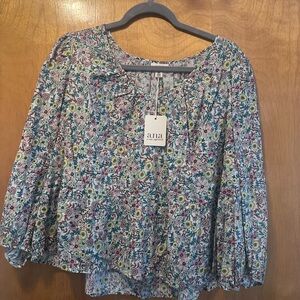 a.n.a Women's Floral Top - Multicolor